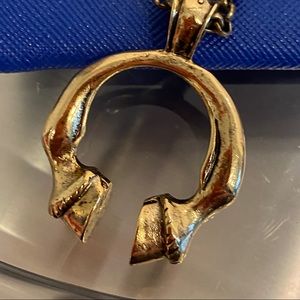 Low Luv by Erin Wasson Horse Hoof Gold Necklace